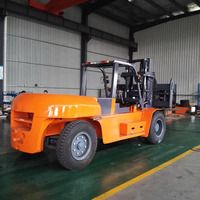 Chariot élévateur de fourche industrielle de 12 tonnes, avec changement latéral, dimensions de camion, chariot élévateur