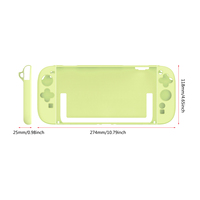 Coque de protection rigide en PC + TPU colorée à design divisé, anti-rayures et dockable pour accessoires de jeu Nintendo Switch 2
