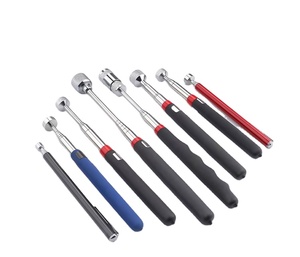 Ensemble d'outils de préhension télescopiques magnétiques avec miroir d'inspection à lumière LED 360° °   Rotule pivotante pour une vision supplémentaire des angles morts - Product Image 1