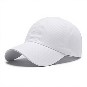 Gorra de Béisbol Unisex Blanca de 6 Paneles, Transpirable, Estilo Ajustado, Informal, para Primavera/Verano, Precio al por Mayor - Product Image 1