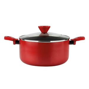 Modern Ceramic Marble Coated Pot Pan Silicone Glass Lids Bakelite Handles Non-Stick Forged Aluminum <b>Cookware</b> <b>Set</b> for Gas - Product Image 2