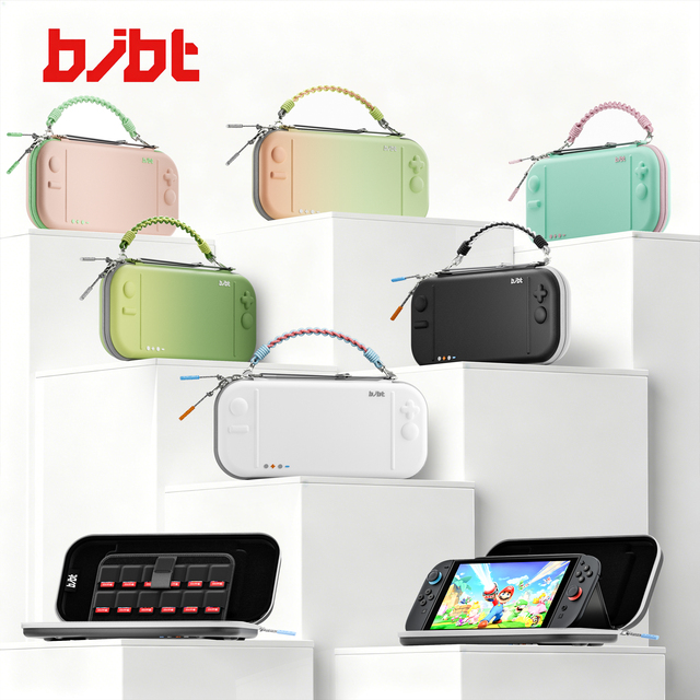 Manufacturer Custom Slim Series Ultra-Thin Travel Case for Nintendo Switch 2 Hard EVA Shockproof Protective Storage Bag