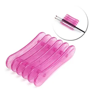 5 Grid Nagelsalon Tool Pen Displaystandaard 5 Aparte Nagelborstelhouder