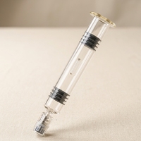 Seringues en verre à double chambre de qualité médicale supérieure avec tige de piston pour emballage