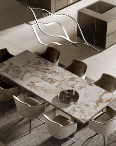 Ensemble de salon moderne ANTONOVYCH avec canapé incurvé et tables basses minimalistes pour un design d'intérieur contemporain - Product Image 2