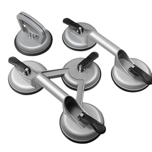 Lichang Multi-Cup Manual Suction Cup Aluminum Alloy Industrial Grade For Glass Installation And Tile Lifting - Product Image 1