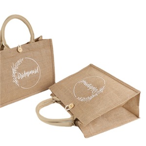 2025 Wholesale Quality <strong>Custom</strong> Burlap <strong>Tote</strong> <strong>Bag</strong> Ladies Blank Gunny Women's <strong>Jute</strong> Beach <strong>Bag</strong> Canvas Shipping <strong>Jute</strong> <strong>Bag</strong> <strong>Printed</strong> Logo - Product Image 5