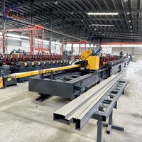 Machine de profilage à froid BSY haute vitesse pour poutres en P en acier 45, contrôlée par PLC, pour systèmes de rayonnage de palettes, facile à utiliser
