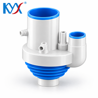 Collecteur de vidange intégré multi-ports en ABS et silicone pour évier de cuisine, connecteur de vidange à sorties multiples, raccord de plomberie pour déviateur d'eau