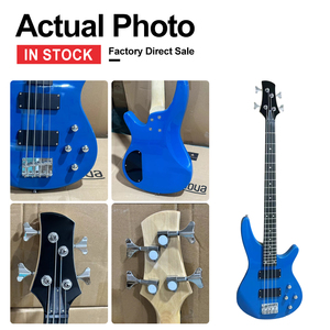 Vente directe d'usine, <span class=keywords><strong>basse</strong></span> électrique professionnelle OEM personnalisée, couleurs noir, rouge, bleu, orange. Guitare <span class=keywords><strong>basse</strong></span> pour <span class=keywords><strong>la</strong></span> performance. - Product Image 2