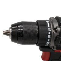 Ensemble de perceuse sans fil 20V sans balais, batterie au lithium, kit d'outils électriques, vitesse variable, visseuse électrique pour usage domestique et professionnel