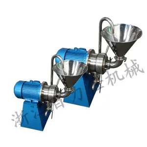 stainless steel horizontal high speed homogenizing mayonnaise emulsion colloidal mills