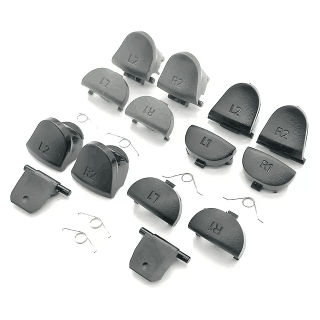 SYY JDS-001 JDS-011 JDS-040 DS-050 L1 R1 L2 R2 Button Kit for Playstation 4 PS4 Controller Replacement Case
