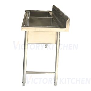 Évier double en acier inoxydable VICTORY KITCHEN VKTS-1268, 120*60*80, 10L, argenté, pour lavage de cuisine - Grande promotion - Product Image 4