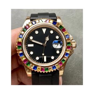 Drioshipping <b>Automatic</b> Watch - Custom Logo Classic Dive Design Stainless Steel Sapphire Crystal Waterproof <b>Chronograph</b> - Product Image 1