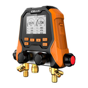 Manômetro Profissional Inteligente Bluetooth Multifuncional para Refrigeração com Medidor de Pressão e Grampo de Temperatura Sem Fio - Product Image 6