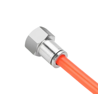 Connecteur pneumatique PCF en acier inoxydable, raccord rapide à enfoncer 4 6 mm 1/8 1/4 3/8 1/2 BSPP filetage femelle, connecteur pneumatique rapide