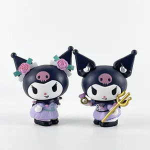 Linda Speelgoed Nieuwe Aankomst Sanrioes Kuromi Verjaardagsfeestje Serie Blinde Doos Tij Spelen Handspeelgoed Decoratieve Ornamenten Figuren