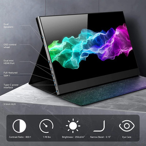 Moniteur <span class=keywords><strong>portable</strong></span> pour ordinateur <span class=keywords><strong>portable</strong></span> super fin et pas cher de <span class=keywords><strong>17</strong></span>,3 <span class=keywords><strong>pouces</strong></span>, écran <span class=keywords><strong>tactile</strong></span> de <span class=keywords><strong>17</strong></span> <span class=keywords><strong>pouces</strong></span>, 60 Hz, 144 Hz, 2K, double moniteur <span class=keywords><strong>portable</strong></span> pour ordinateur <span class=keywords><strong>portable</strong></span> - Product Image 4