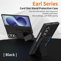 Étui portefeuille en cuir PU avec support et fentes pour cartes, magnétique et pliable, pour Samsung Galaxy Z Fold 5 6 7 8 avec support pliable