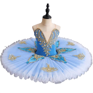 Falda <span class=keywords><strong>de</strong></span> Ballet para Niña, Falda <span class=keywords><strong>de</strong></span> Tul con Volumen, Disfraz <span class=keywords><strong>de</strong></span> Pequeña Bailarina para Actuaciones - Product Image 4