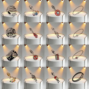 Pulsera <span class=keywords><strong>de</strong></span> <span class=keywords><strong>Plata</strong></span> S925 Ale - Cuentas <span class=keywords><strong>de</strong></span> los Vengadores - Cuentas Colgantes <span class=keywords><strong>de</strong></span> Los Guardianes <span class=keywords><strong>de</strong></span> la Galaxia - Pulsera <span class=keywords><strong>de</strong></span> Spider-Man - Cuentas para Hacer Joyería Lijiao - Product Image 1