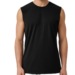 Camiseta Deportiva Holgada para Hombre, Modal, Fresca al Tacto, Transpirable, con Hombros Anchos, Sin Mangas, para Gimnasio, Correr al Aire Libre - Product Image 5
