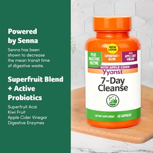 Cápsulas de Limpieza de 7 Días para Adultos con Mezcla de Superfrutas y Enzimas Digestivas, Cápsulas de Limpieza con Vinagre de Sidra de Manzana - Product Image 3