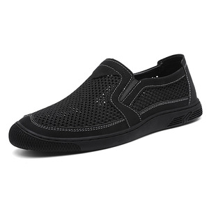 Chaussures décontractées d'été en maille respirante pour hommes, grandes tailles, légères et tissées - Product Image 6