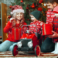Chapeau de Noël en coton tricoté épais pour adulte, collection Hiver 2026 – Cadeau idéal pour le Nouvel An, fête, déguisement et accessoires de décoration.