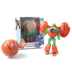 Deformation Super Roboter Spielzeug zu Basketball Auto verwandeln Roboter Spielzeug