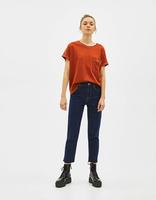 Camiseta Transpirable Personalizada para Mujer con Bordado y Botones, Manga Corta, Ropa de Verano al por Mayor