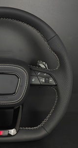 <span class=keywords><strong>Volant</strong></span> de direction personnalisé en cuir perforé noir, plat, avec logo <span class=keywords><strong>S</strong></span>, boutons multifonctions, <span class=keywords><strong>Audi</strong></span> <span class=keywords><strong>S</strong></span> <span class=keywords><strong>Line</strong></span> A/Q/<span class=keywords><strong>S</strong></span>/RS Series RS3 Q5 - Product Image 6