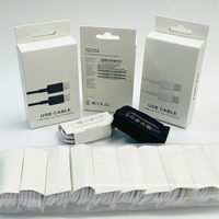 Câble USB C vers C, câble Type C vers Type C, charge rapide 60W PD pour chargeur Samsung, pour Samsung Note20 S20 Series, cordon de charge