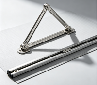Charnière à friction pour fenêtre à battant en acier inoxydable, usinée CNC, finition satin brossé, longueur personnalisée OEM ODM, directement de l'usine