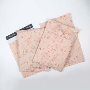 Compostable New Design Rose Flower Poly Mailers Shipping Packaging <b>Bag</b> Thick Hig Quality Postage Envelope <b>Bag</b> - Product Image 1
