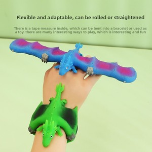 Jouets miniatures de décompression en silicone TPR, modélisation personnalisable, avec fonctions d'explosion, de <span class=keywords><strong>pop</strong></span> et de ressort, en forme de <span class=keywords><strong>dinosaure</strong></span> et de pieds de dragon, modèle HK-0888 - Product Image 2
