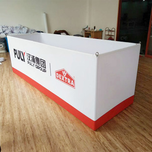 8x8 ftテンションファブリックポップアップバナーディスプレイTradeShowポータブルおよび昇華印刷折りたたみデザイン - Product Image 4