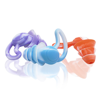 Bouchons d'oreilles en silicone réutilisables à 3 couches pour le sommeil, isolation phonique, protection auditive, étanches pour la natation