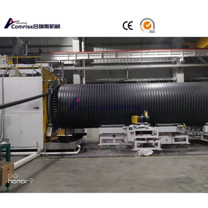 Línea de Producción de Tuberías de Pared Hueca en Espiral Totalmente Automática al Mejor Precio, Extrusión de PE/PP/HDPE, Motor, Rodamiento, Bomba de Alta Presión - Product Image 6