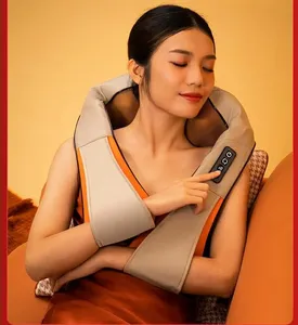 ยอดนิยมไฟฟ้าคอและกลับนวดบ้านและรถใช้ผ้าคลุมไหล่นวด Deep Keading Shiatsu เครื่องนวด - Product Image 4