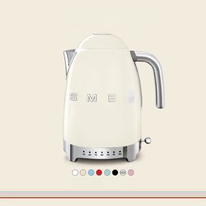 Bouilloire électrique de style rétro, contrôle de la température, maintien au chaud, corps incurvé, finition couleur douce pour la maison moderne, usage domestique, hôtel - Product Image 2