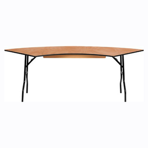 <span class=keywords><strong>Tavolo</strong></span> Pieghevole a Serpentina a Forma di S in <span class=keywords><strong>Legno</strong></span> MZ-01 <span class=keywords><strong>per</strong></span> Ingrosso, Design Rustico 60x30 pollici <span class=keywords><strong>per</strong></span> Matrimoni ed Eventi all'Aperto - Product Image 6