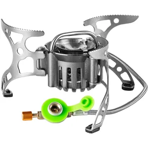 Réchaud de camping BRS-8A, multi-usage, pliable, à huile/<span class=keywords><strong>gaz</strong></span>, fourneau de plein air, réchaud à <span class=keywords><strong>gaz</strong></span> de pique-nique <span class=keywords><strong>avec</strong></span> <span class=keywords><strong>bouteille</strong></span> d'huile - Product Image 1