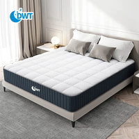 Matelas orthopédique en latex à mémoire de forme comprimée à 5 zones pour lit d'hôtel Matelas à ressorts ensachés