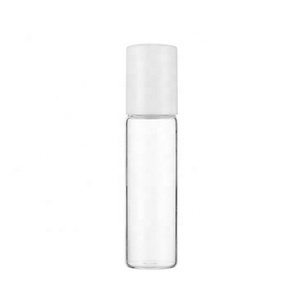 5ml 10ml <b>Clear</b> Color Glass Refillable Roll on Bottle Lip <b>Gloss</b> Container Packaging - Product Image 5