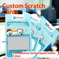Vente en gros usine : diverses cartes à gratter (loteries, cartes à prix, cartes d'activités, cartes à gratter DIY pour récompenses étudiantes) en papier