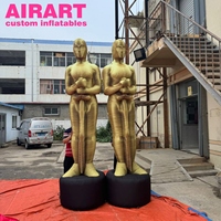 Ballon gonflable en forme de statuette Oscar pour idées de fête, statue Oscar personnalisée pour événements, trophée gonflable personnalisé pour accessoires de scène