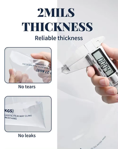 Kantong Es Plastik Transparan Bergaya Baru yang Dapat Digunakan Kembali - Product Image 2