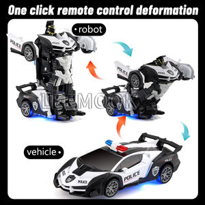 2.4G telecomando con deformazione a un pulsante <span class=keywords><strong>auto</strong></span> con 360 gradi rotante alla deriva Robot <span class=keywords><strong>RC</strong></span> <span class=keywords><strong>auto</strong></span> della polizia - Product Image 2